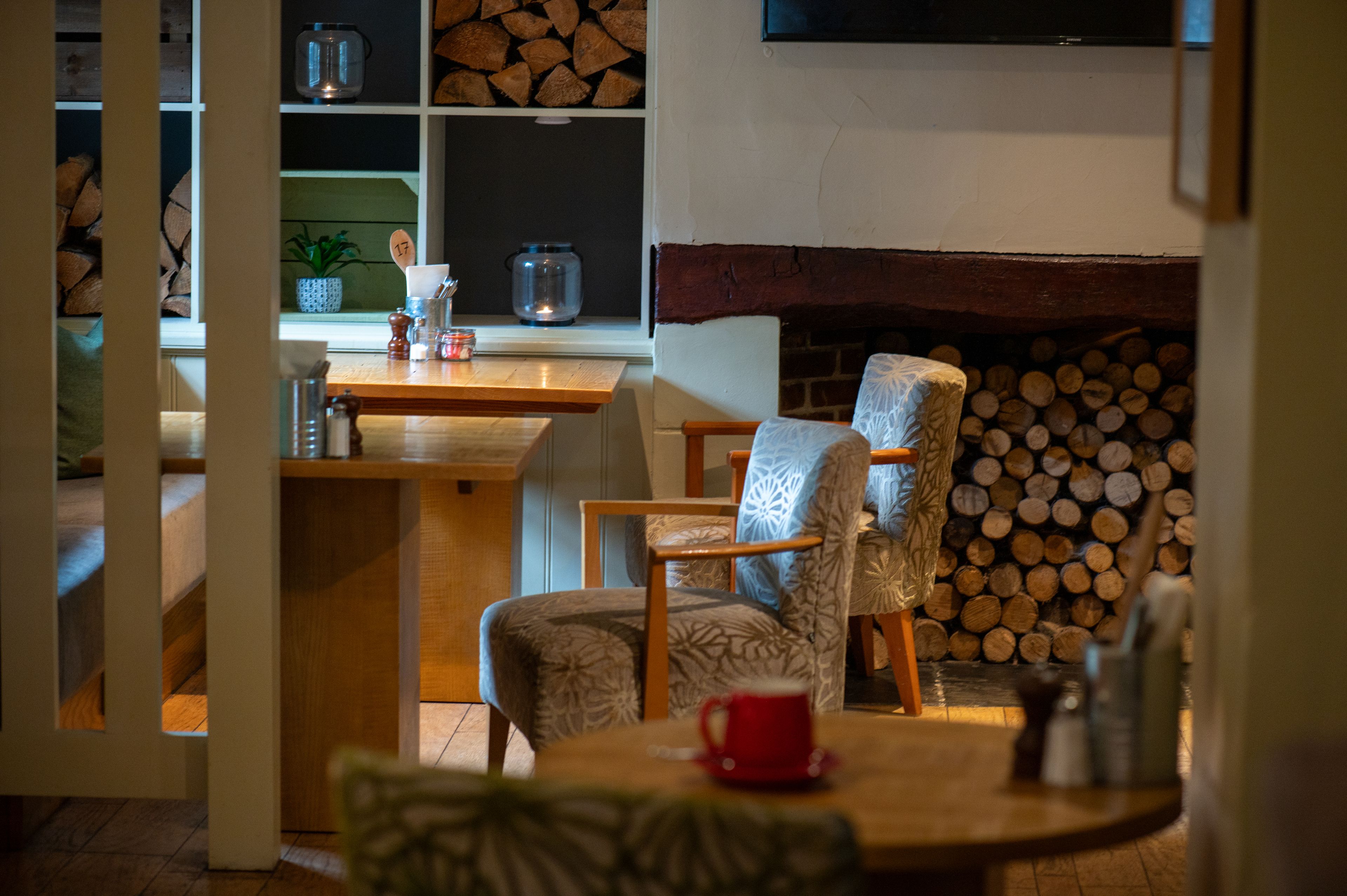 Close up of Black Sheep tables